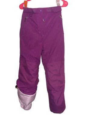 Kids Purple Snow Pants